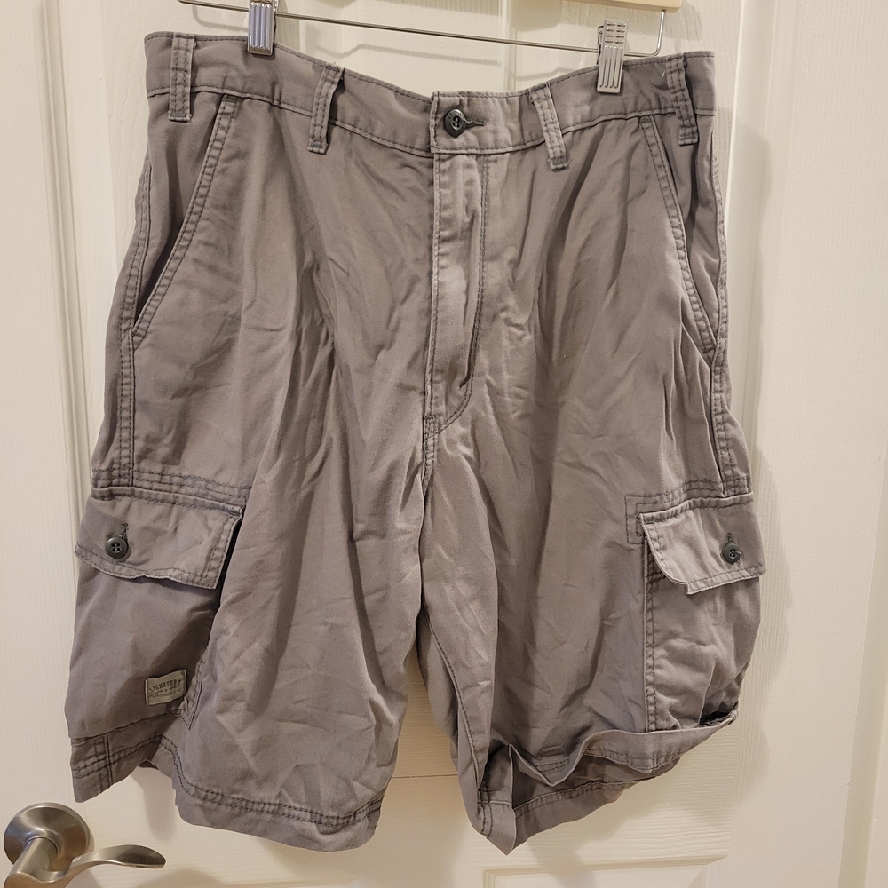 Men's Gray Cargo Shorts